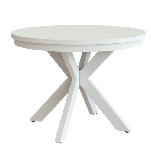 Stół KONO nowoczesny biała podstawa , blat biały.