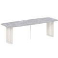 Stół z funkcją rozkładania lamelami ARKADI kaszmirowy-bellato szary.