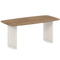 Stół złożony z lamelami kaszmirowymi ARKADI-dąb lefkas.