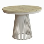 Stół kaszmirowy rozkładany artisan LAMELIO 100-176 cm