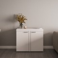 Komoda dwudrzwiowa nowoczesna biała OKTAWIA WH21 2F.
