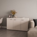 Komoda z szafkami nowoczesna oktawia BP22 3F zamknięta-beż piaskowy.