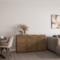 Komoda nowoczesna trzydrzwiowa dąb lefkas OKTAWIA DL22 3F.