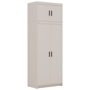 Szafa uchylna beżowa  z nadstawką LENA 2D