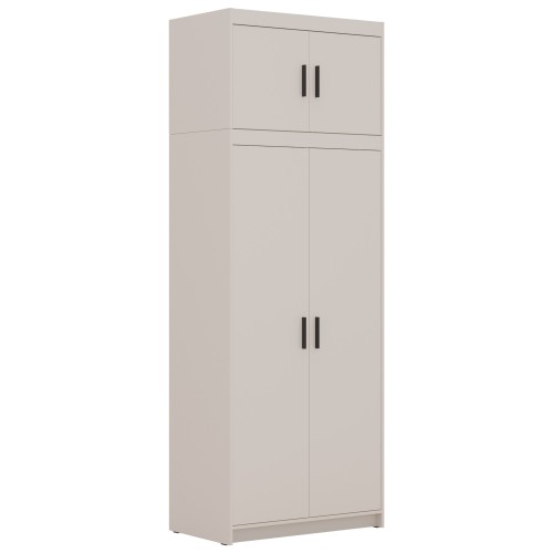 Szafa dwudrzwiowa lena BP02 a nadstawką nael bp02.