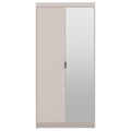 Szafa dwudrzwiowa z lustrem LENA BP02 2D zamknięta- beż.jpg