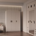 Szafa garderoba nowoczesna  trzydrzwiowa bez lustra LENA BP03 beżowa.