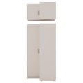 Szafa narożna beżowa do garderoby NARB PO2 z nadstawką narbpo02.