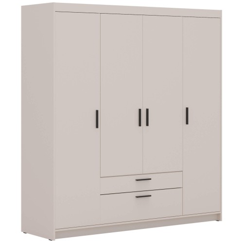 Szafa beżowa uchylna z szufladami LENA BP04 2S.