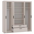Szafa otwarta beżowa uchylna z szufladami LENA BP04 2S.jpg