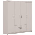 Szafa beżowa uchylna z szufladami LENA BP04 2S.