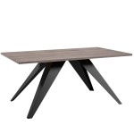 Ława kawowa VARIA 120 cm Anthracite Sherman na skośnych nogach 