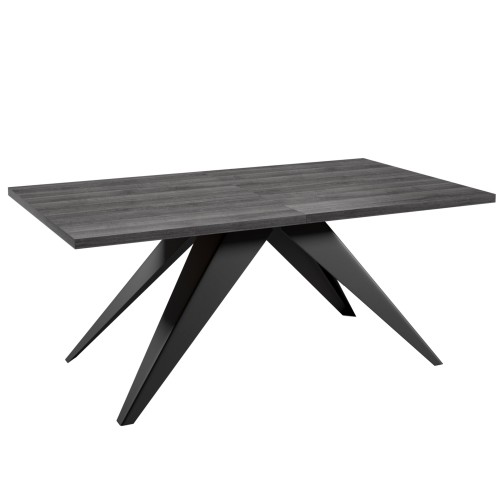 Stół nowoczesny  złożony 4 AR H1346 ST32 Anthracite Sherman Oak.