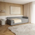 Łóżko jednoosobowe boxspring ELIA tkaninie POLO 873.