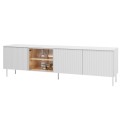 LIBA LB-05A - rtv 3d1w z oświetleniem led- biały jedwab-dąb vincenza.