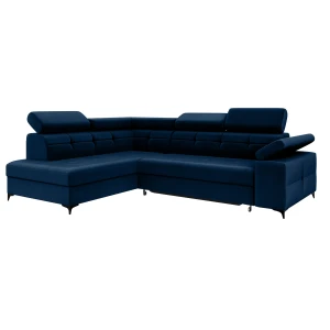 Narożnik niebieski rozkadany na nóżkach BERGI 