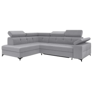 Narożnik jasnoszary rozkadany z pojemnikiem BERGI 