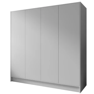 Szafa biała czterodrzwiowa z półkami 200 cm GALI 