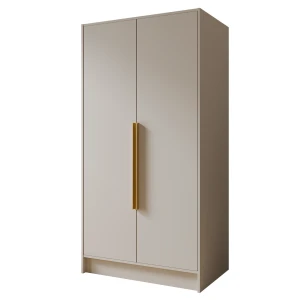 Szafa uchylna kaszmir ze złotymi uchwytami 102 cm PORTA 