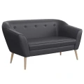 Sofa DIMA II skandynawska 140 cm na nóżkach ekoskóra- SOFT 29.
