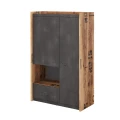 Szafka 2d1s  FARGO FG-04 canion-raw steel.