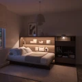 Meble BED CONCEPT dąb dunin z półkotapczanem BC-05.