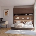Meble bed concept z półkotapczanem BC-05 w kolorze dąb dunin.