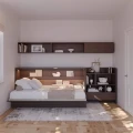 Nowoczesne łóżko bed concept BC-05 dąb dunin.