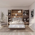Meble lini bed concept lenart w kolorze dąb dunin bc-01 z dostawkami.