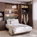 Półkotapczan Bed concept w kolorze dąb dunin z szafką.jpg