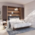 Meble lenart bed concept w kolorze dąb dunin z szafką BC-21.