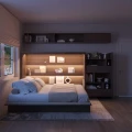 Nowoczesne meble bed concept w kolorze dąb dunin.