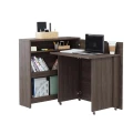 Biurko work concept slim dąb dunin - otwarta- strona prawa.