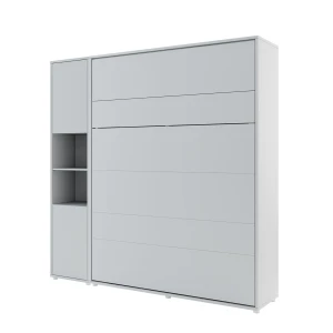 Półkotapczan pionowy 160x200 szary z dostawką BED CONCEPT BC-12