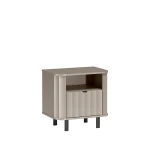 Stolik nocny na wysokich nogach NOVADO 7 clay grey 