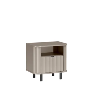 Stolik nocny na wysokich nogach NOVADO 7 clay grey 