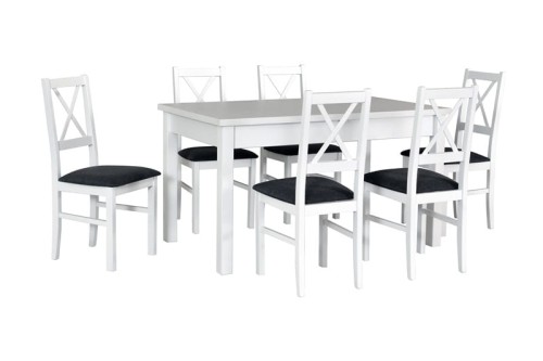 Zestaw do jadalni MODEN I x BILO X Biały