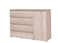 Komoda do Pokoju Młodzieżowego Dąb Sonoma