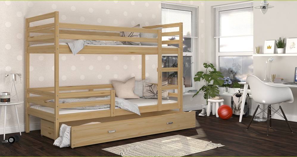 Sosna / Sosna Szuflada Jacek 190x80