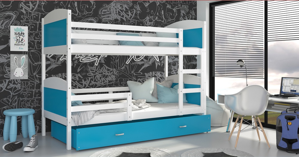 Biel / Niebieskie Wstawki Mateo 