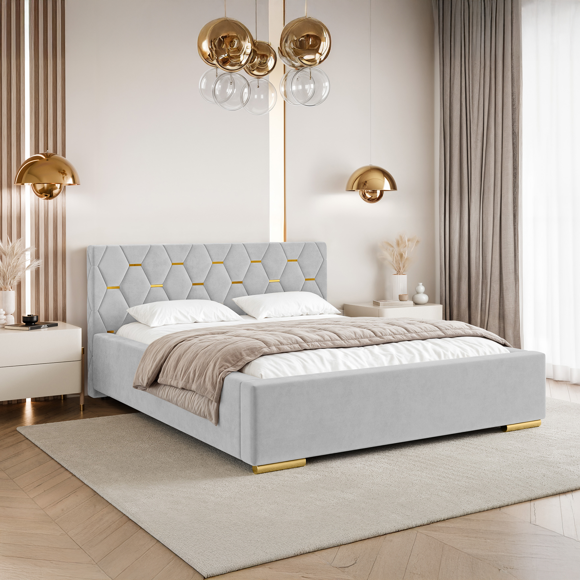 WERSO łóżko kontynentalne