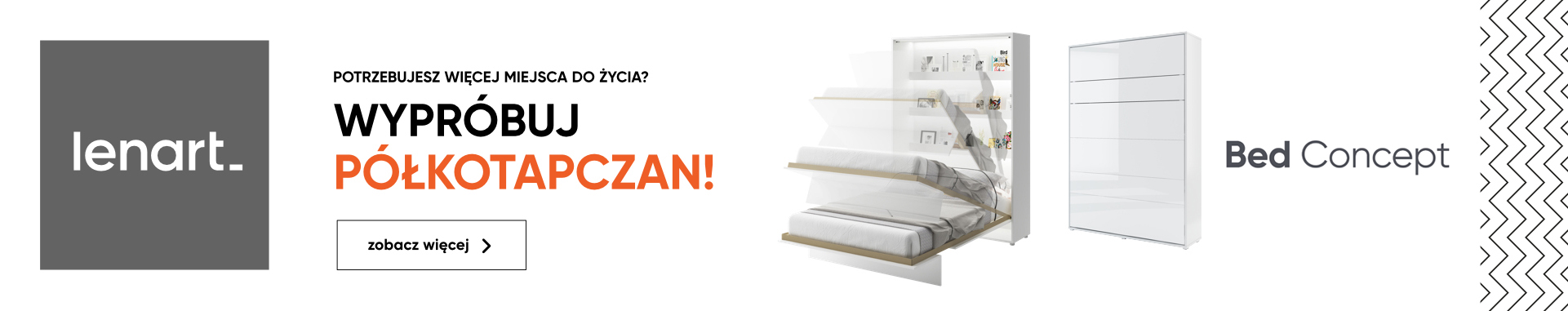 Półkotapczan BED CONCEPT