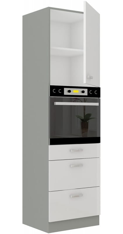 szafka z półami biała