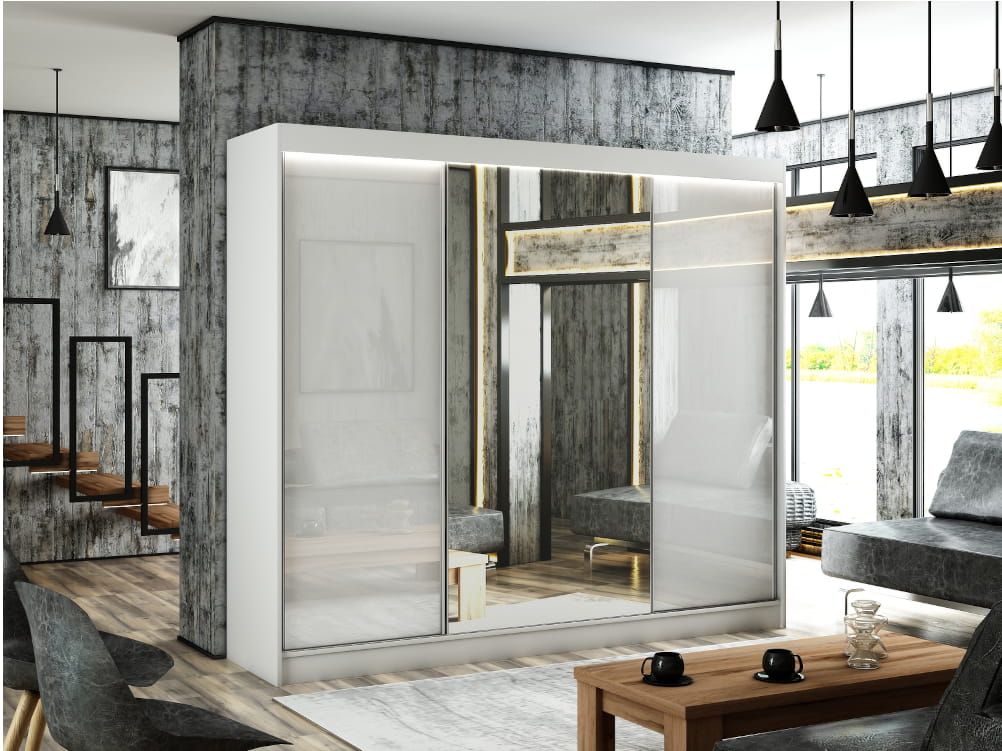 Szafa przesuwna biała