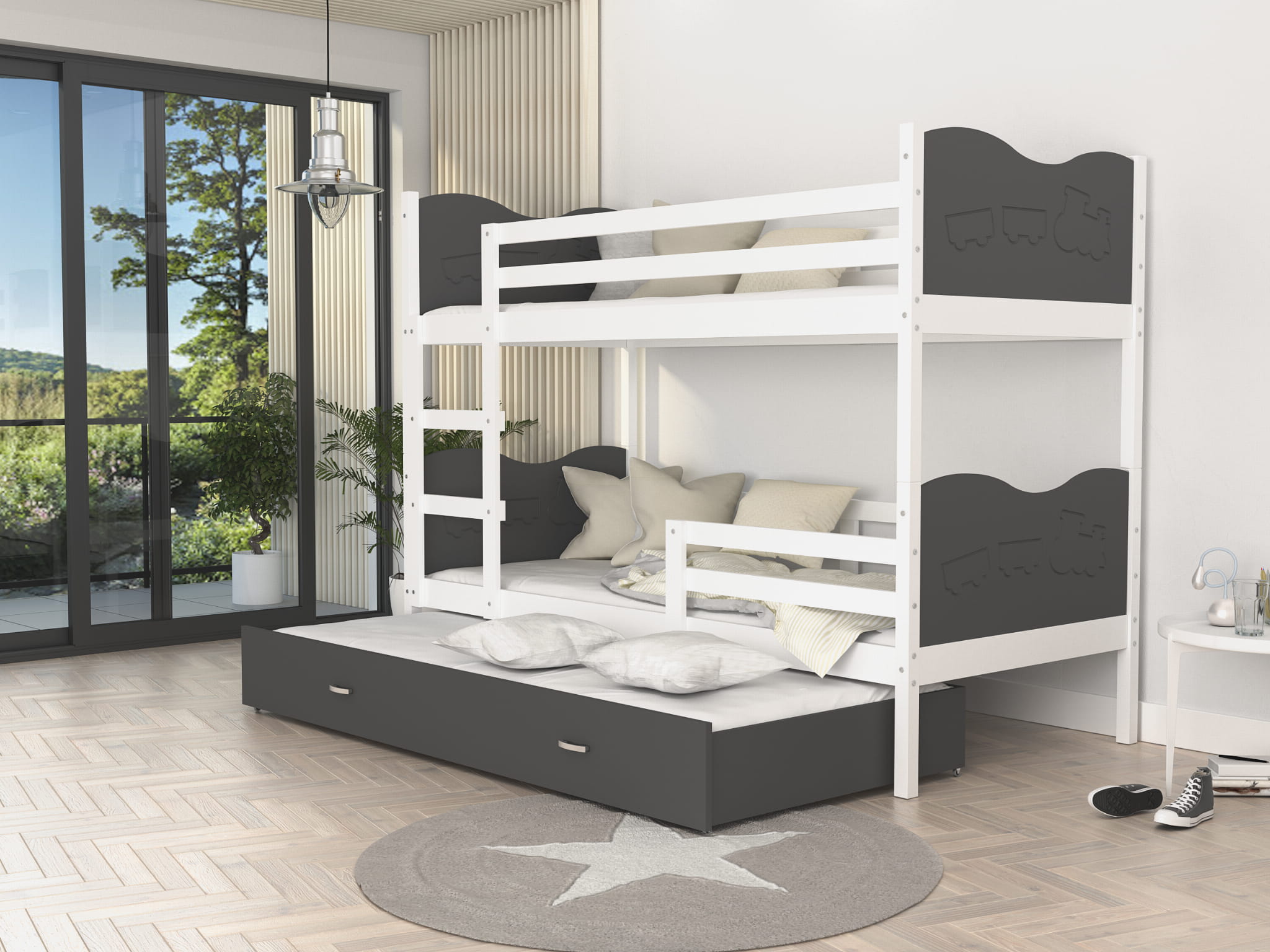 PRZYKŁADOWA ARANŻACJA Białe / Szare Wstawki