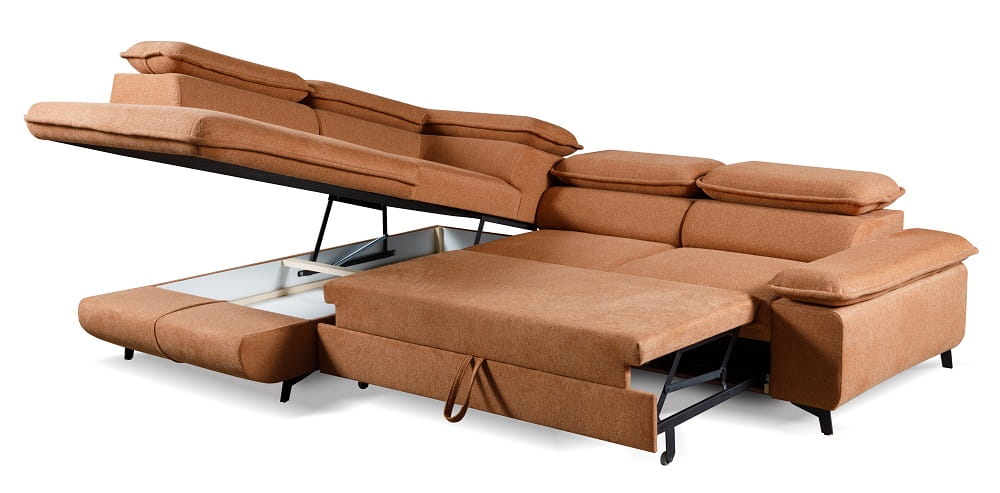 pojemnik na pościel narożnika