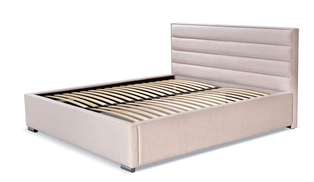 łóżko ze stelażem