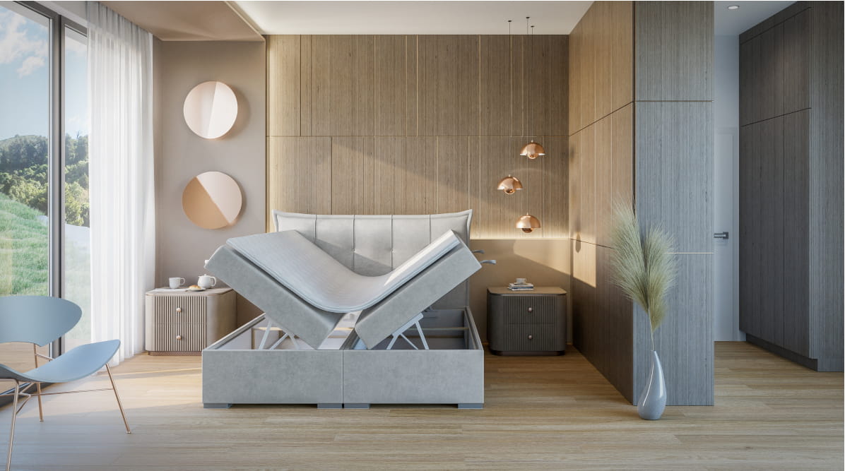 łóżko mirel otwarte