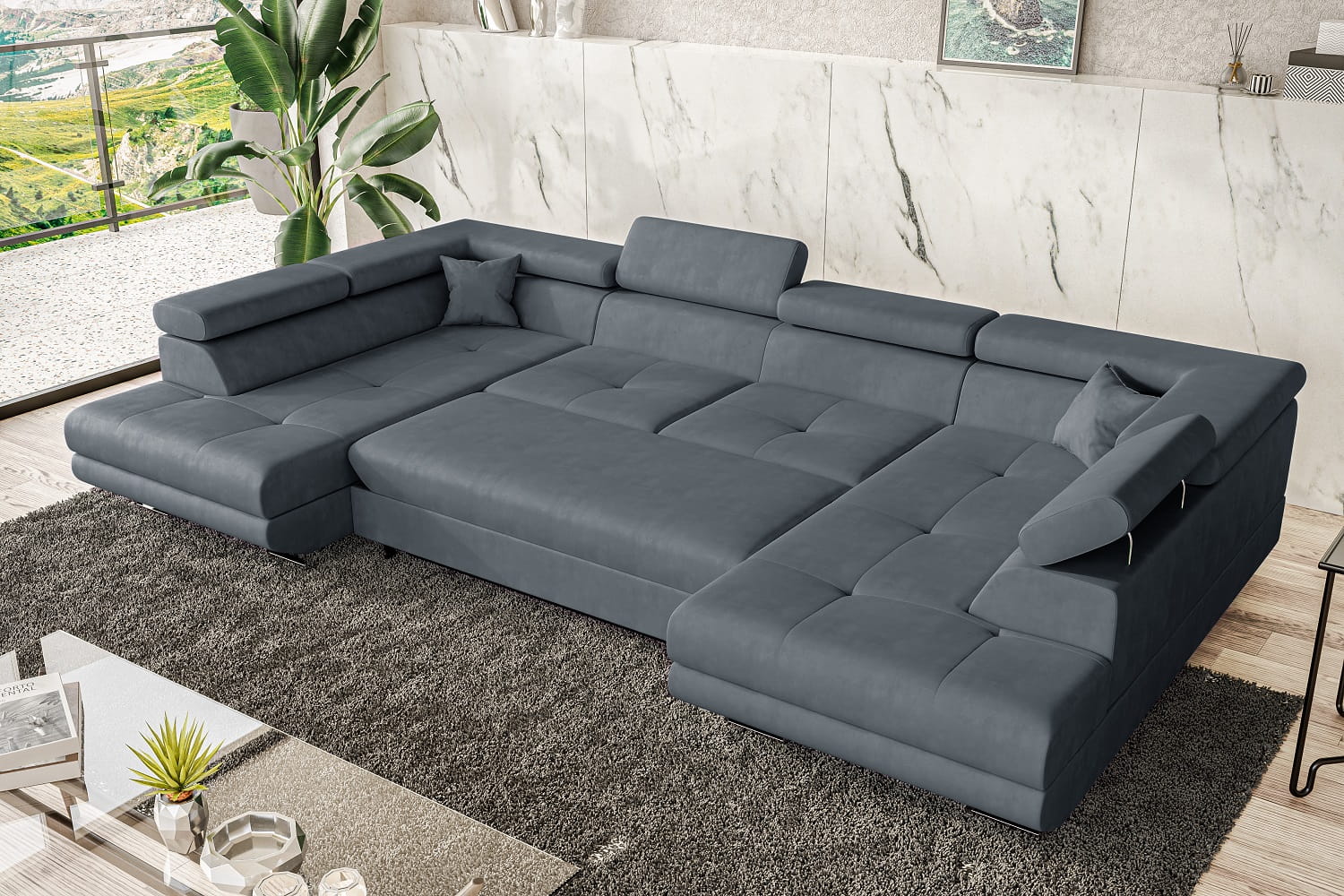 narożnik z funkcją spania