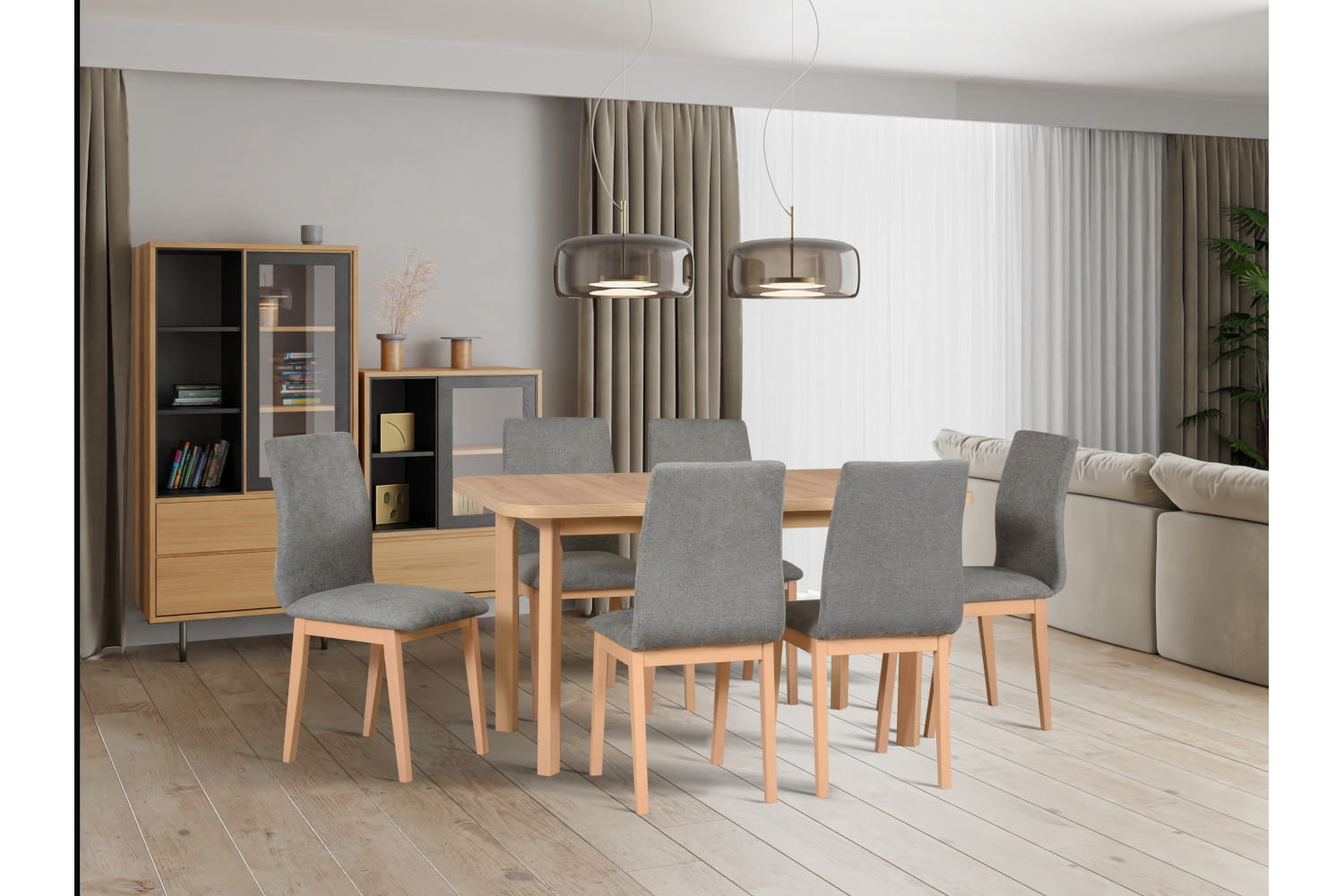 STÓŁ ENUS 2P LINA KRZESŁO